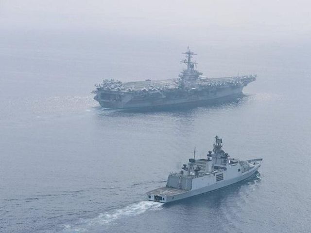India, US Begin Two-Day Naval Exercise In Eastern Indian Ocean Region