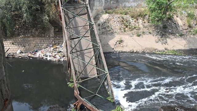 Woman dies after falling into drain as bridge collapses in Delhi’s Roop Nagar