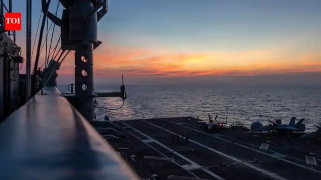 US Aircraft Carrier Enters Indian Ocean As Trump Sends Strike Group To West Asia Amid Iran Tensions