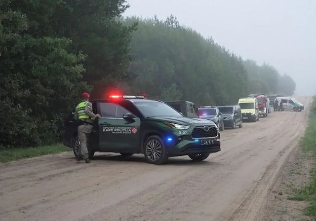 Cazas italianos de la OTAN derriban un dron sobre Lituania