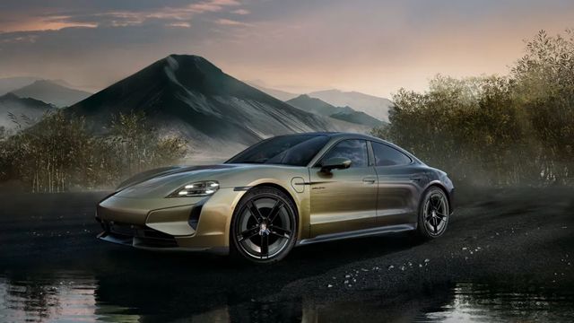 Taycan Turbo S Celestial Jade: el Porsche inspirado en la piedra preciosa