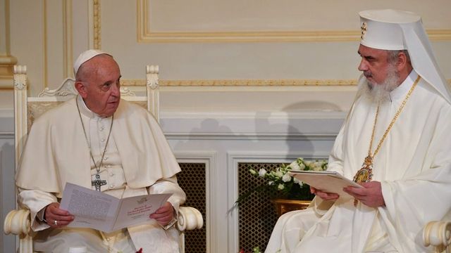 Papa Francisc l-a felicitat pe Patriarhul BOR la implinirea varstei de 70 de ani - Mesajul Suveranului Pontif
