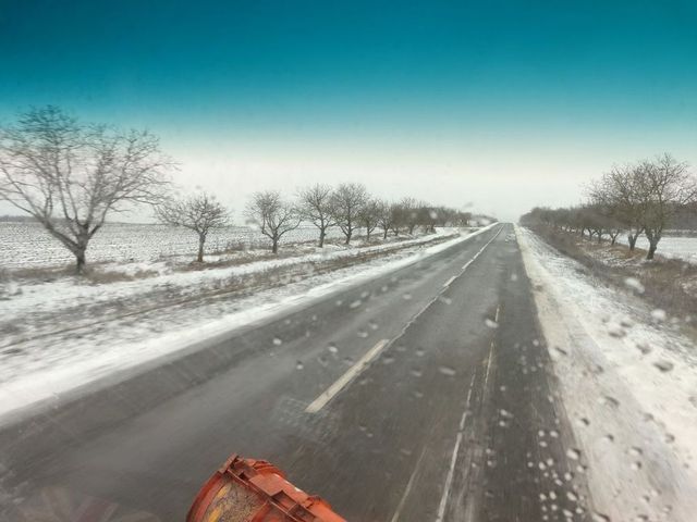 Движение в зимних условиях на национальных дорогах