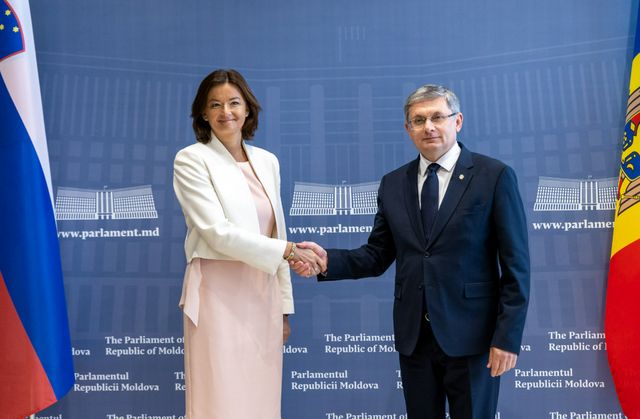 Maia Sandu discută la Chișinău cu Tanja Fajon despre sprijinul Sloveniei pentru parcursul european al Republicii Moldova