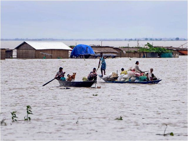 Assam flood situation worsens; over 262,000 affected, two more dead