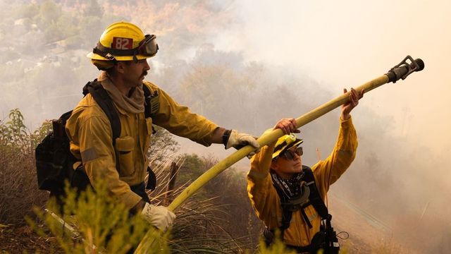 Firefighters race to contain Los Angeles wildfires with menacing winds forecast to return