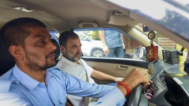 Rahul Gandhi Highlights Gig Workers' Plight, Posts Video of His Ride in Uber Cab