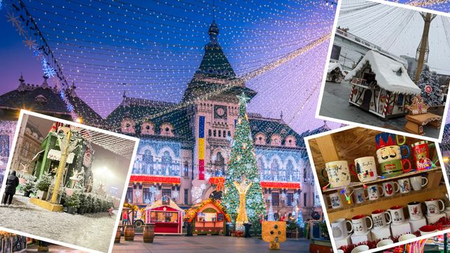 Mii de vizitatori la inaugurarea Târgului de Crăciun de la Craiova