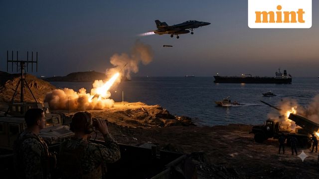 US strikes Iranian launchers in Hormuz, Tehran vows military retaliation